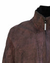isaac sellam reflective leather jacket SULFUREUX TALMUD CUIVRE
